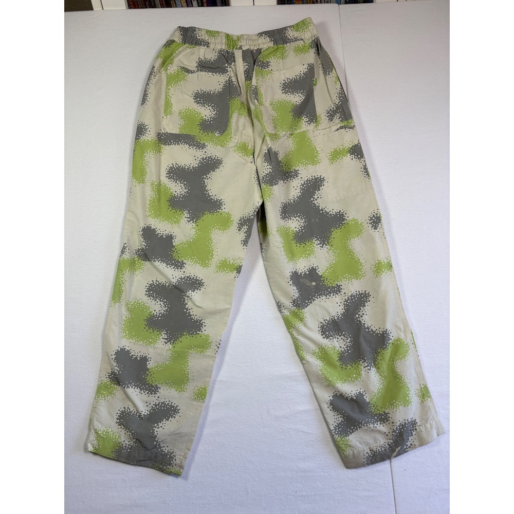 HUF Digital Camo Relaxed Fit Pants Lime Green Grey Streetwear Mens Medium